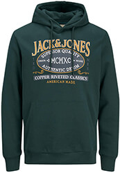 hoodie jack jones jjnewdenim 12210826 prasino m photo