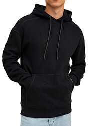 hoodie jack jones jcoclassic waffle 12216342 mayro photo