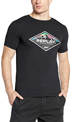 t shirt replay with mountain print m6299 00022662g 098 mayro xxl photo