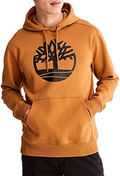 hoodie timberland core logo tb0a2bjh kamel photo