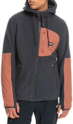 hoodie me fermoyar quiksilver down time eqyft04616 anthraki keramidi photo