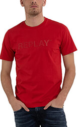 t shirt replay with print m6462 00023188p 555 kokkino xxl photo