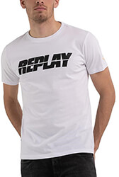 t shirt replay with lettering print m6469 0002660 001 leyko xxl photo