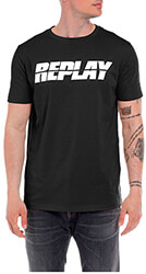 t shirt replay with lettering print m6469 0002660 098 mayro photo