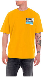 t shirt replay with print m6497 00023062 545 moystardi l photo