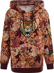 hoodie guess tiger print mix w3rq00k9r31 polyxromo photo