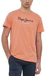 t shirt pepe jeans eggo n basic pm508208 portokali photo