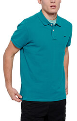 t shirt polo funky buddha fbm007 001 11 petrol photo