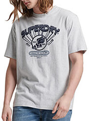 t shirt superdry ovin vintage ath club m1011593a gkri melanze xxl photo