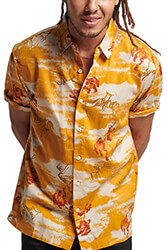 poykamiso superdry ovin vintage hawaiian kontomaniko m4010620a 9eq floral kitrino photo