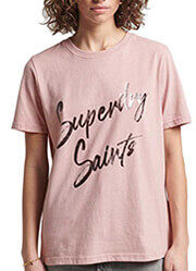 t shirt superdry ovin vintage embellish w1010982a roz melanze photo