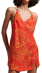 forema superdry ovin vintage mini slip halter w8011400a 8xo floral kokkino l photo