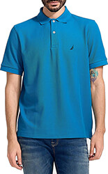 t shirt polo nautica k17000 4rt petrol photo