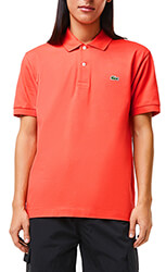 t shirt polo lacoste l1212 02k portokali photo