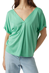 t shirt vero moda vmflia 10288373 anoixto prasino s photo