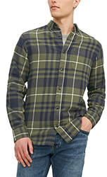 poykamiso jack jones jprblubrook check 12238032 karo prasino mple m photo