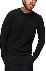 poylober superdry ovin textured crew knit jumper m6110567a mayro photo