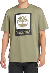 t shirt timberland stack logo tb0a5qs2 ladi photo