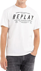 t shirt replay with custom garage print m6840 0002660 011 leyko m photo