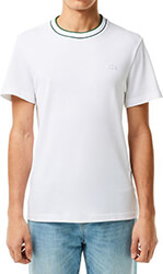 t shirt lacoste pique stripe collar th8174 001 leyko xxl photo