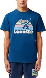 t shirt lacoste tennis print th8567 hbm mple l photo