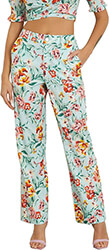 panteloni guess adele straight w4gb30wg4g0 floral polyxromo photo