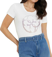 t shirt guess 4g logo strass w4gi29j1314 leyko m photo