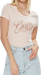 t shirt guess script w4gi30j1314 anoixto roz photo
