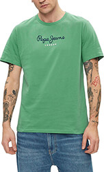 t shirt pepe jeans eggo n basic pm508208 654 prasino photo