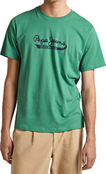 t shirt pepe jeans claude pm509390 654 prasino photo