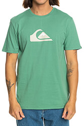 t shirt quiksilver comp logo eqyzt07658 prasino photo