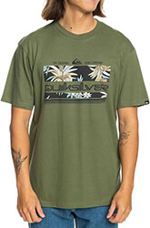t shirt quiksilver tropical rainbow eqyzt07679 xaki s photo