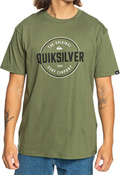 t shirt quiksilver circle up eqyzt07680 xaki photo