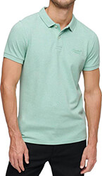 t shirt polo superdry ovin classic pique m1110343a 9vq mint prasino melanze photo