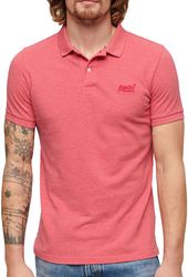 t shirt polo superdry ovin classic pique m1110343a 9vs roz melanze xxxl photo