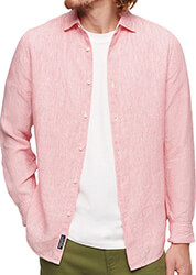 poykamiso superdry studios casual linen rige m4010607a 2es roz
