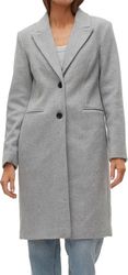palto vero moda vmblaza heringbone long wool 10310751 anoixto gkri melanze l photo