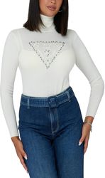 poylober guess piper triangle logo w4br03z2nq2 krem m photo