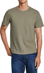 t shirt pepe jeans connor pm509206 734 xaki photo