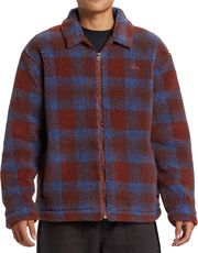 hoodie me fermoyar quiksilver deck fleece aqyft03393 kafe mple xl photo