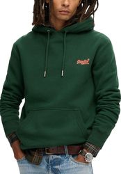 hoodie superdry ovin essential logo m2013110a 27e prasino photo