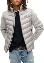mpoyfan superdry storm knit hybrid padded m5011916a gkri melanze photo