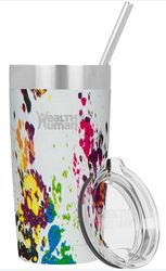 potiri healthy human cruiser tumbler anoxeidoto atsali 18 8 art deco 591ml photo