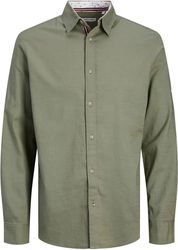 poykamiso jack jones jjpierre slub detail 12270088 prasino photo