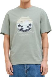 t shirt jack jones jjpalm 12269418 prasino gkri photo