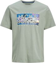 t shirt jack jones jjcolton photoprint 12268438 prasino photo
