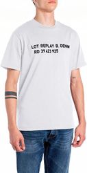 t shirt replay with lettering m3021 0002660 011 leyko photo