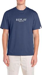 t shirt replay with lettering print m3031 0002660 282 mple photo