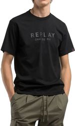 t shirt replay with lettering print m3043 0002660 098 mayro photo