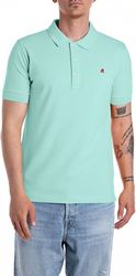 t shirt polo replay m6893a00021868 107 pastel prasino photo